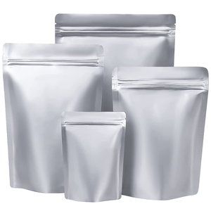 50 sacchetti di Mylar, 50 assorbitori di ossigeno da 500cc 9.5 Mil di spessore 1 gallone sacchetto di Mylar con chiusura lampo per la conservazione degli alimenti - Product Image 2