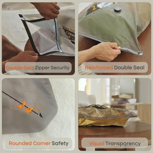 <span class=keywords><strong>Bolsas</strong></span> de Compresión <span class=keywords><strong>al</strong></span> Vacío, Material PAPE, Bolsa a Prueba de Polvo, Tipo de Succión por Presión, <span class=keywords><strong>para</strong></span> Guardar <span class=keywords><strong>Ropa</strong></span>, Edredones, Chaquetas de Plumón - Product Image 4