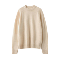 Pulls en cachemire pur à 100% pour femmes, col rond, tricotés, automne-hiver, décontractés, chauds