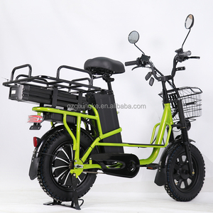 Bicicleta Eléctrica de Fábrica OEM de 1000W 1200W con Doble Compartimento para Batería, 16 Pulgadas, 60V 21Ah 30Ah, para Transporte Urbano y Entrega de Alimentos - Product Image 4