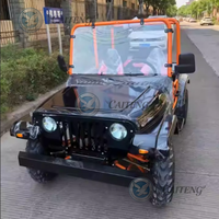 Mini Jeep Dune Buggy électrique/à essence 2 places homologué pour la route Transmission automatique Garantie de 2 ans