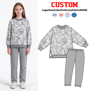 Legging de sport personnalisé pour petites filles, motif léopard, en soie de lait douce, style Aqua Legging, pour le yoga et le tennis, collection boutique, vente en gros, tendance - Product Image 1