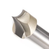 Fresa de Punta Profesional TideWay de Alta Precisión, 2 Filos, 55HRC, Carburo AlTiN, para Fresadora CNC, Madera y Aglomerado