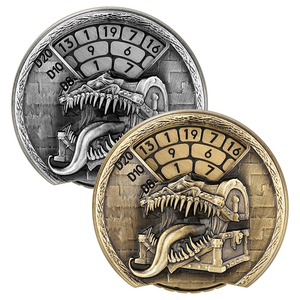 Meilleur vendeur, dés à jouer en métal de qualité supérieure, dragon, DND, spinner, dés polyédriques de luxe pour les jeux de société DND Pathfinder - Product Image 1