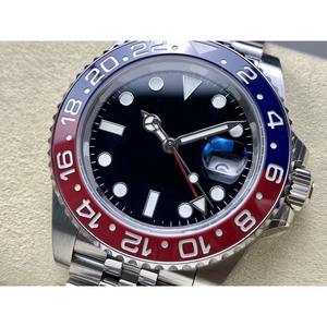 นาฬิกาข้อมือดีไซน์หรูหราคลาสสิกสำหรับผู้ชาย รุ่น Drioshipping Designer GMT Bezel  ตัวเรือนสแตนเลสสตีล สายสแตนเลสสตีล แสดงวันที่ ระบบอัตโนมัติ เครื่องจักรกล - Product Image 4