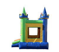 Château gonflable commercial coloré en PVC pour enfants