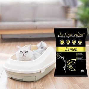 แป้งแมวเต้าหู้ไร้ฝุ่นหอมกลิ่นลาเวนเดอร์ย่อยสลายได้เป็นมิตรกับสิ่งแวดล้อมแป้งข้าวโพด flushable มี6L 24L ขนาดสำหรับลูกแมว - Product Image 2