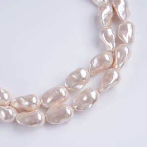 Perlas de Concha de Color Mixto de 10-18 mm con Orificio Recto Estilo Barroco, Suministro Directo del Fabricante, Material Semiterminado para Joyería DIY - Product Image 4