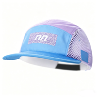 Gorra de Running de Secado Rápido, 5 Paneles, Malla Transpirable, Ajustable, para Maratón, Ciclismo, Gimnasio, Entrenamiento al Aire Libre, Senderismo, Hombres y Mujeres