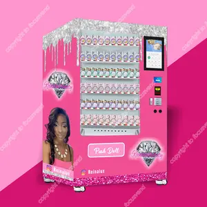 Touchscreen Benutzer definierte Wimpern Verkaufs automat Perücken Make-up Kosmetische Wimpern Falsche Wimpern Verkaufs automat