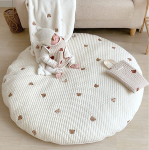 <span class=keywords><strong>Tapis</strong></span> <span class=keywords><strong>de</strong></span> jeu rond pour bébé, <span class=keywords><strong>tipi</strong></span> matelassé, coin lecture, <span class=keywords><strong>tapis</strong></span> <span class=keywords><strong>de</strong></span> jeu pour enfants, temps sur le ventre, 100% coton, <span class=keywords><strong>tapis</strong></span> <span class=keywords><strong>de</strong></span> sol, chambre d'enfant - Product Image 5