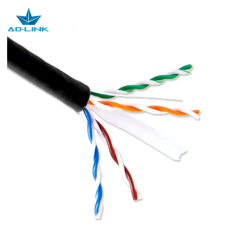 Cat6 Network 0.57mm 305m Wire Utp Indoor/Outdoor For Wiring Project Ethernet Cable 100m