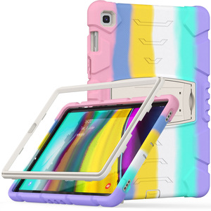 Étui de protection robuste en <span class=keywords><strong>silicone</strong></span> coloré pour <span class=keywords><strong>tablette</strong></span> militaire, avec support pliable, pour <span class=keywords><strong>Samsung</strong></span> Galaxy Tab <span class=keywords><strong>S5e</strong></span> 10.5 T720/T725 - Product Image 1