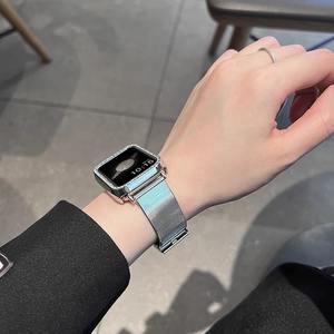 Correa de Lujo de Acero Inoxidable de 20 mm <span class=keywords><strong>para</strong></span> Smart Band 9 Pro, Brazalete con Cierre Metálico Compatible con Redmi Band 4/<span class=keywords><strong>5</strong></span> <span class=keywords><strong>Smartband</strong></span> - Product Image 4