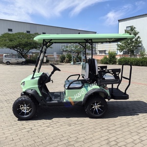 Carrito de Golf Eléctrico de 4 Plazas, Asientos Espaciosos <span class=keywords><strong>para</strong></span> Grupos, Autonomía de 90 km, Apto <span class=keywords><strong>para</strong></span> Resorts y <span class=keywords><strong>Eventos</strong></span> - Product Image 2