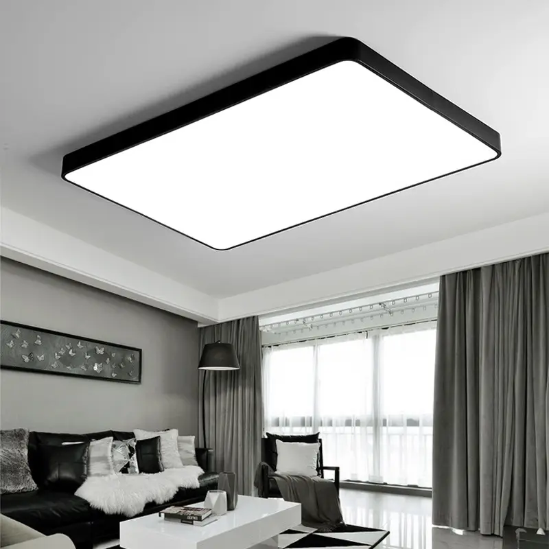 Ultra Thin 5cm Bathroom Living Room Plafoniera 60x60 Modern Nordic Ceiling Lights