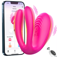 App-Fernbedienung Vibrator 3 Motoren 10 Modi Klitoris- und Brustwarzen-Stimulator Tragbares Vibrierendes Ei Erotikspielzeug für Frauen und Paare