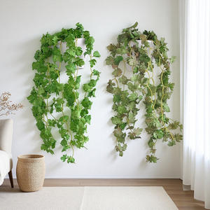 Plantas Verdes Artificiales, Bonsái Colgante de Pared, Decoración para Sala de Estar, Balcón, Paisajismo, Decoración de Pared, Gracias por Tu Compra - Product Image 4