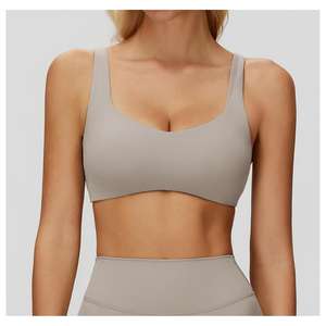 Soutien-gorge de sport ultra-confortable à séchage rapide, dos croisé, vêtement chinois, doux, respirant, fin, multicolores, push-up - Product Image 4