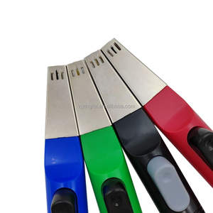 Briquets de cuisine portables personnalisés, électroniques, sans gaz, corps en plastique, buse en acier inoxydable, écologiques pour cuisinière - Product Image 1