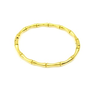 Bamboo Joint Stainless Steel <b>Bangle</b> Bracelet Elegant Round Ring Minimalist Design Fashion Jewelry for Women and <b>Men</b> - Product Image 3