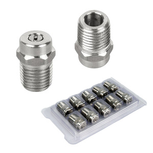 หัวฉีดสแตนเลส Mn301 แบบพ่นลม 110 องศา 20Mpa สำหรับปืนฉีดน้ำแรงดันสูง - Product Image 3