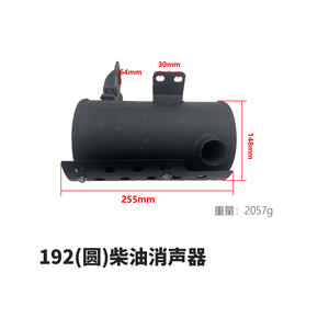 Liste complète des pièces de moteur diesel refroidi par air pour mini-motoculteurs et générateurs 173F : silencieux, pompe à eau, accessoires de tuyau d'échappement - Product Image 5