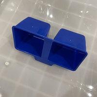 Bouteille d'alimentation en plastique, 10 pièces, bol d'alimentation pour poules, cailles, pivots, accessoires d'alimentation pour animaux 11x7,4 cm