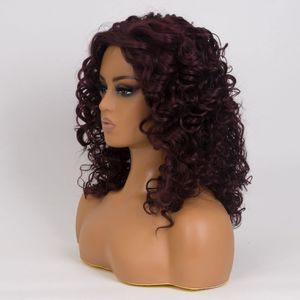 Maniquí de PVC para la parte superior del cuerpo con cabeza, hombros y busto para exhibición de pelucas de mujeres afroamericanas, 54 cm - Product Image 6