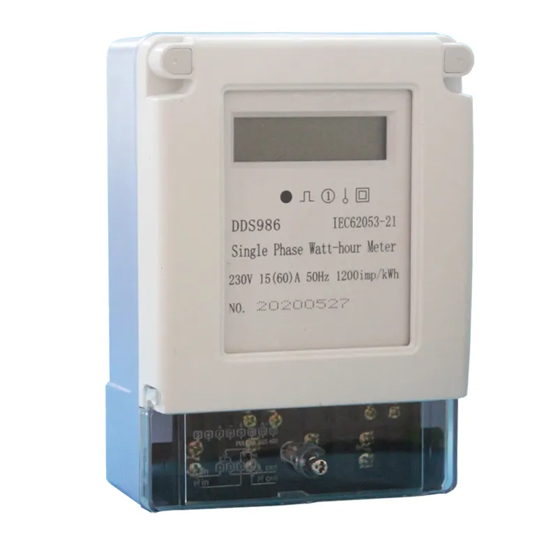 single phase two wire smart kwh meter with best quality