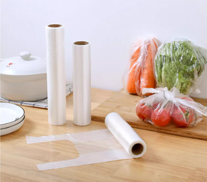 Custom Plastic <b>Foldable</b> Supermarket Eco <b>Shopping</b> Rolling Food Grocery <b>Shopping</b> Packaging <b>Bag</b> On Roll - Product Image 4