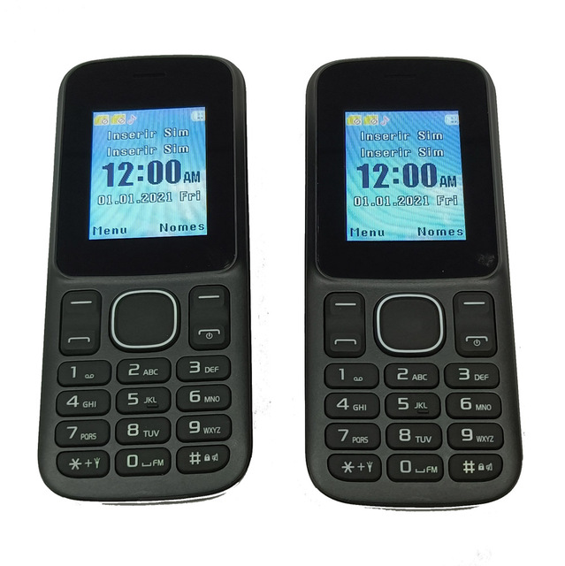 Oem Cheapest Dual Sim Card 2g Low Cost 1.77 Inch Bar Type Unlock Cell Phone Custom Normal Button Keypad Feature Mobile Phones