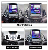 MEKEDE Pantalla Táctil Android para Auto con Carplay, Navegación GPS, 8+128GB, Cámara 360 para Ford Ecosport 2013-2016