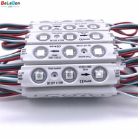 Module LED intelligent RVB couleur pleine DC12V WS2811 19703 IC SPI adressable Dream Color 5050 SMD 3 LED pour lettres 3D