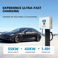 Stasiun Pengisian Daya Kendaraan Listrik Haidira New 7-40kW Bersertifikasi CE OCPP1.6J Pengisian Cepat DC Terpasang di Lantai untuk Penggunaan Komersial CCS/GB/T