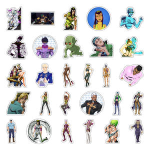 สติกเกอร์การ์ตูนอนิเมะใหม่ลายหินทะเลการผจญภัยที่แปลกประหลาดของ Jojo 50ชิ้น - Product Image 4