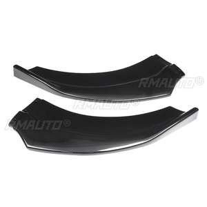 3PCS Carbon Fiber Look/Black <b>Car</b> Front Bumper Splitter Lip Body Kit Spoiler <b>Diffuser</b> Guard <b>for</b> Dodge <b>for</b> Charger SRT 2015-2019 - Product Image 4