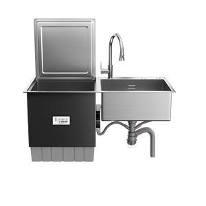 Évier intelligent en acier inoxydable avec lave-vaisselle intégré - Product Image 3