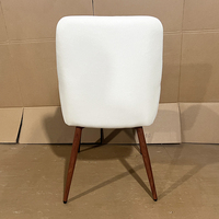 Chaise rembourrée en tissu de luxe moderne pour salon, chambre à coucher, contemporaine, capitonnée