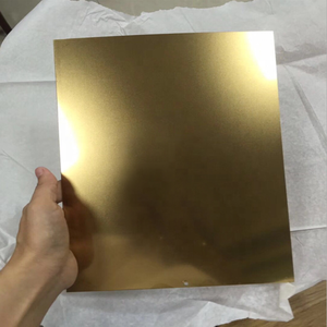 <span class=keywords><strong>Lastra</strong></span> in <span class=keywords><strong>Acciaio</strong></span> Inossidabile 304 Tisco 304 310s 321 2205 C276 con Rivestimento PVD 18k, Colore Oro a Specchio - Product Image 2