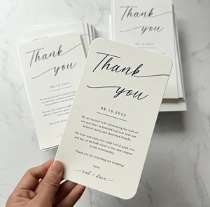Tarjeta de Felicitación Retro Personalizada para Negocios, Sobres Vintage, Agradecimiento en Papel Elegante, Encuadernación Rústica, Empaquetado en Cartón - Product Image 4