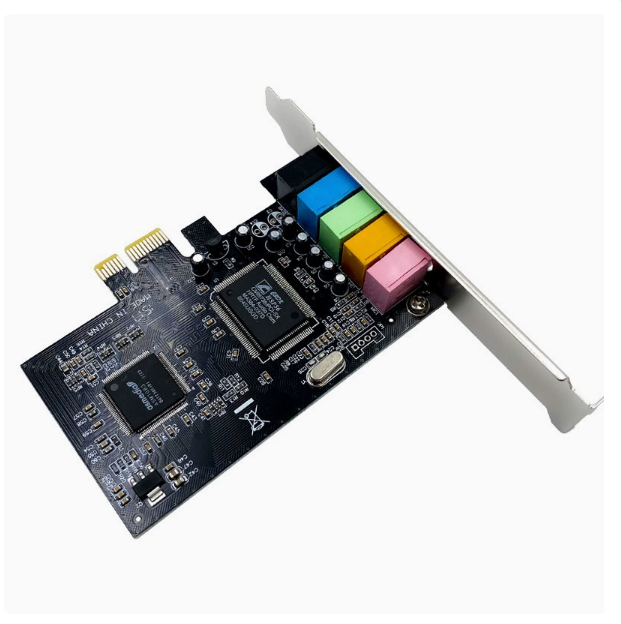 Manufacturer's PCI-E 4.1 Desktop Built-in Sound Card CMI8738 Stereo Audio Card with Reverb, Supports Windows 7.