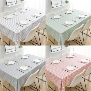 फैक्टरी सीधे बिक्री परमवीर चक्र सामग्री निविड़ अंधकार तेल सबूत आयत मेज़पोश अनुकूलित आकार टेबल कवर मेज़पोश - Product Image 6