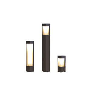 Luces Solares Modernas de Aluminio para Jardín, 400/600/800mm, LED IP65 Resistentes al Agua, Farola de Jardín 5000K con Sensor de Movimiento y Luz Diurna - Product Image 1