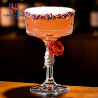 Vintage pour Champagne Coupe Verres avec Longue Tige Transparent Gobelets pour Cocktail Martini Vin Fête & Mariage En Stock