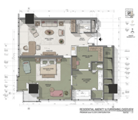 Diseño de Casa de Arquitectura 3D Posmoderna para Dormitorio, Diseño de Suite Estándar, Planos CAD de Construcción, Consultar Antes del Pago