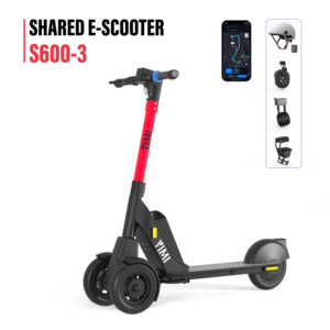 Shared Scooter YIMI Rental Business for Adult Long Range Street Campus 4G IOT Dual Frequency GPS 25km/h Steel Stand YIMI S600 4G - Product Image 3