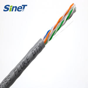 Envío Inmediato: 50 Cajas <span class=keywords><strong>de</strong></span> Cable UTP Cat6 <span class=keywords><strong>de</strong></span> Cobre Sólido <span class=keywords><strong>de</strong></span> Alto Rendimiento 23AWG, Certificado CE/ROHS/ISO9001, 305m <span class=keywords><strong>de</strong></span> Longitud, Revestimiento <span class=keywords><strong>de</strong></span> PVC - Product Image 5
