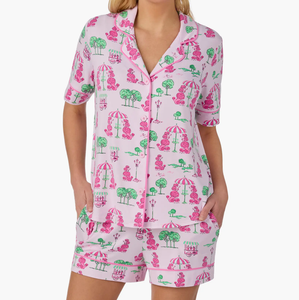 Ensemble de pyjamas pour femmes en bambou écologique, tricot doux, pyjamas courts en soie personnalisés pour l'été, vêtements de nuit pour femmes, vêtements de détente pour la maison, vêtements de nuit pour femmes - Product Image 2