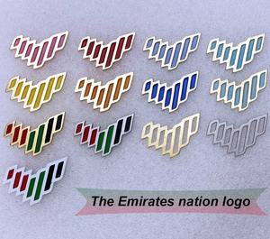 Broche en métal avec aimant, badge circulaire « Building UAE Together », « Les 50 prochaines années commencent ici » Émirats arabes unis. Drapeau des Émirats, carte des Émirats - Product Image 2